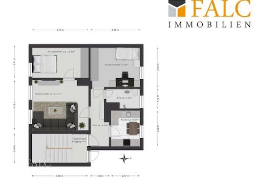 Obergeschoss Wohnung