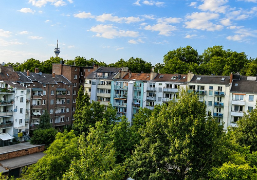 Sicht aus dem Fenster