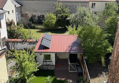 Garten von oben