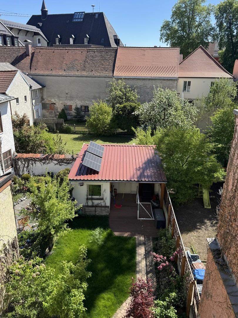 Garten von oben