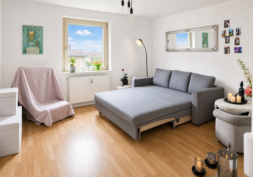 Wohn/ Schlafzimmer