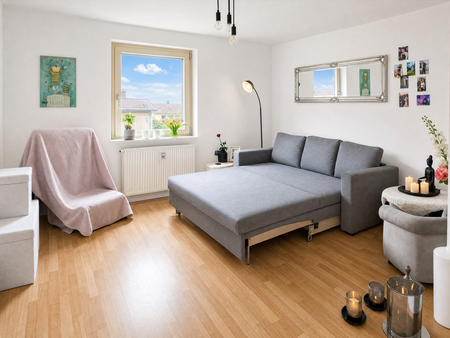 Wohn/ Schlafzimmer