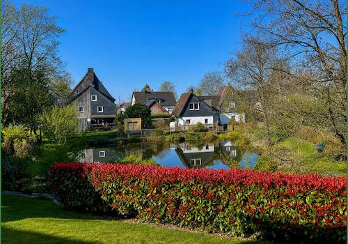 Blick auf den Quellteich