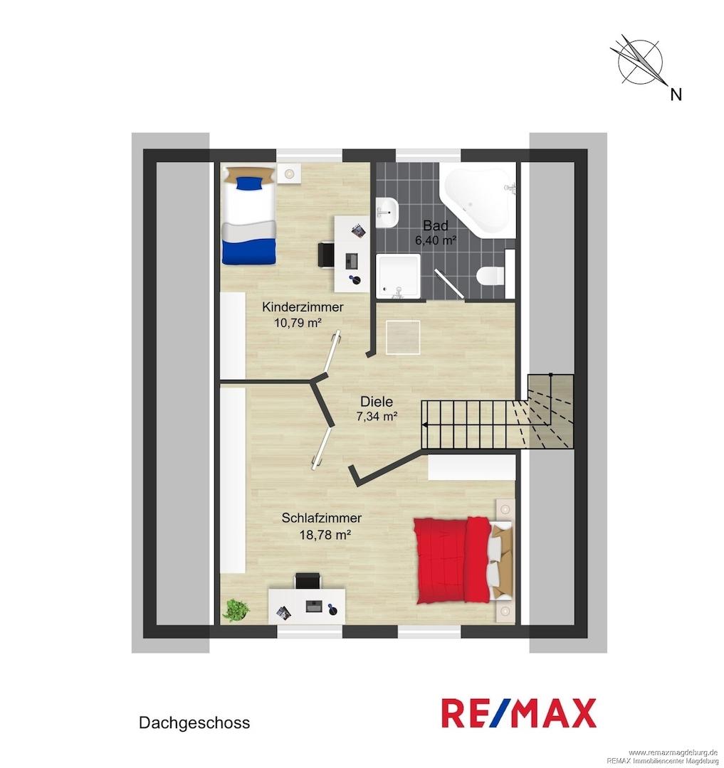 Grundriss Dachgeschoss