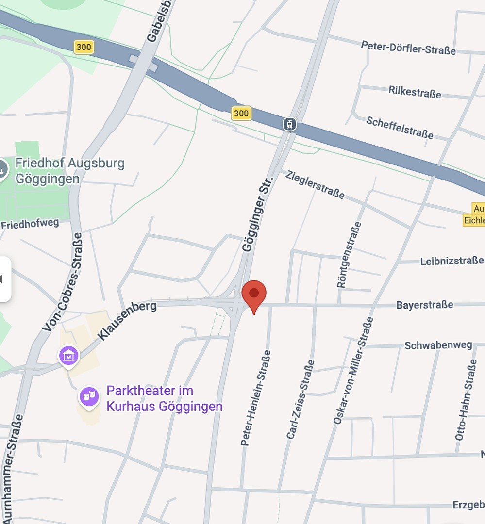 Ausschnitt von Google Maps