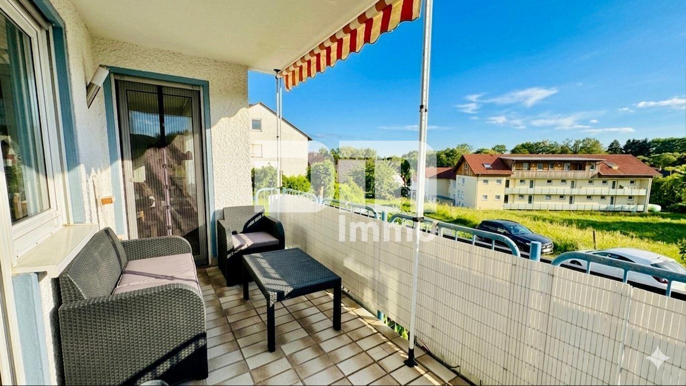 Balkon / Panoramablick ins Grüne