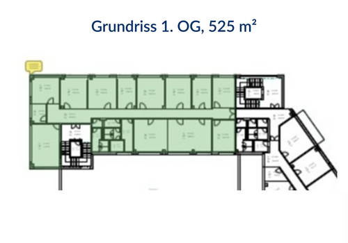 Grundriss 1. OG, 525 m_