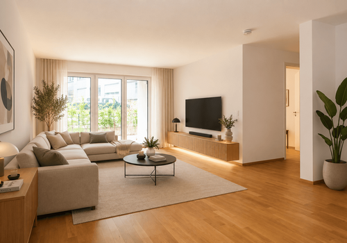 Wohnzimmer (KI visualisiert)