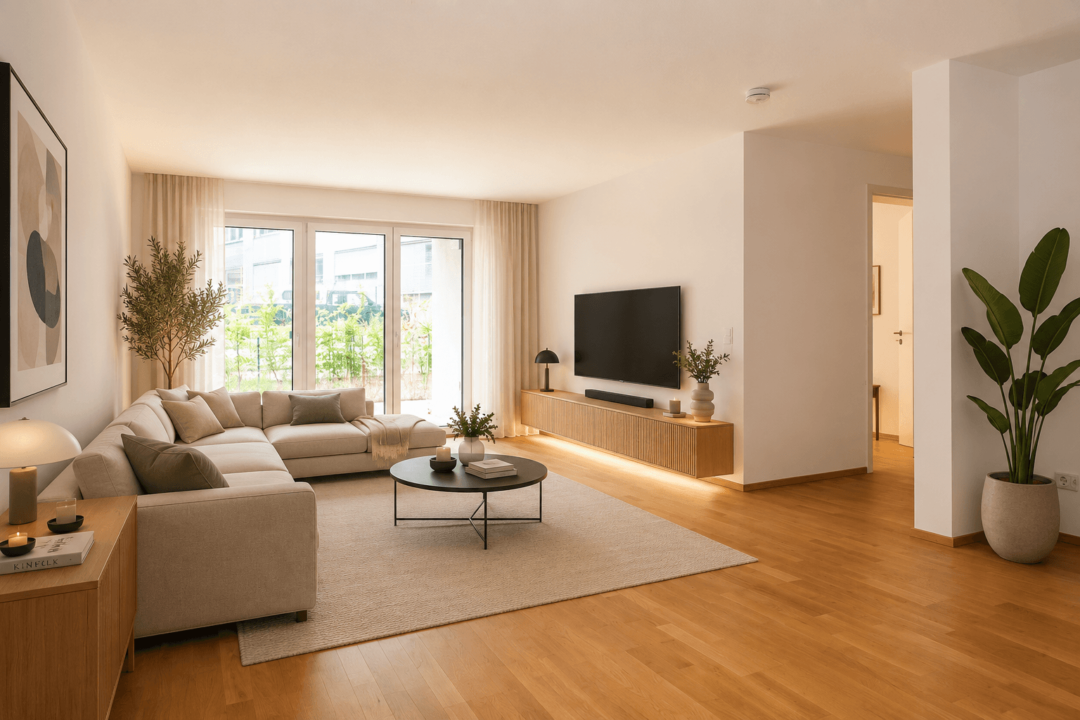 Wohnzimmer (KI visualisiert)