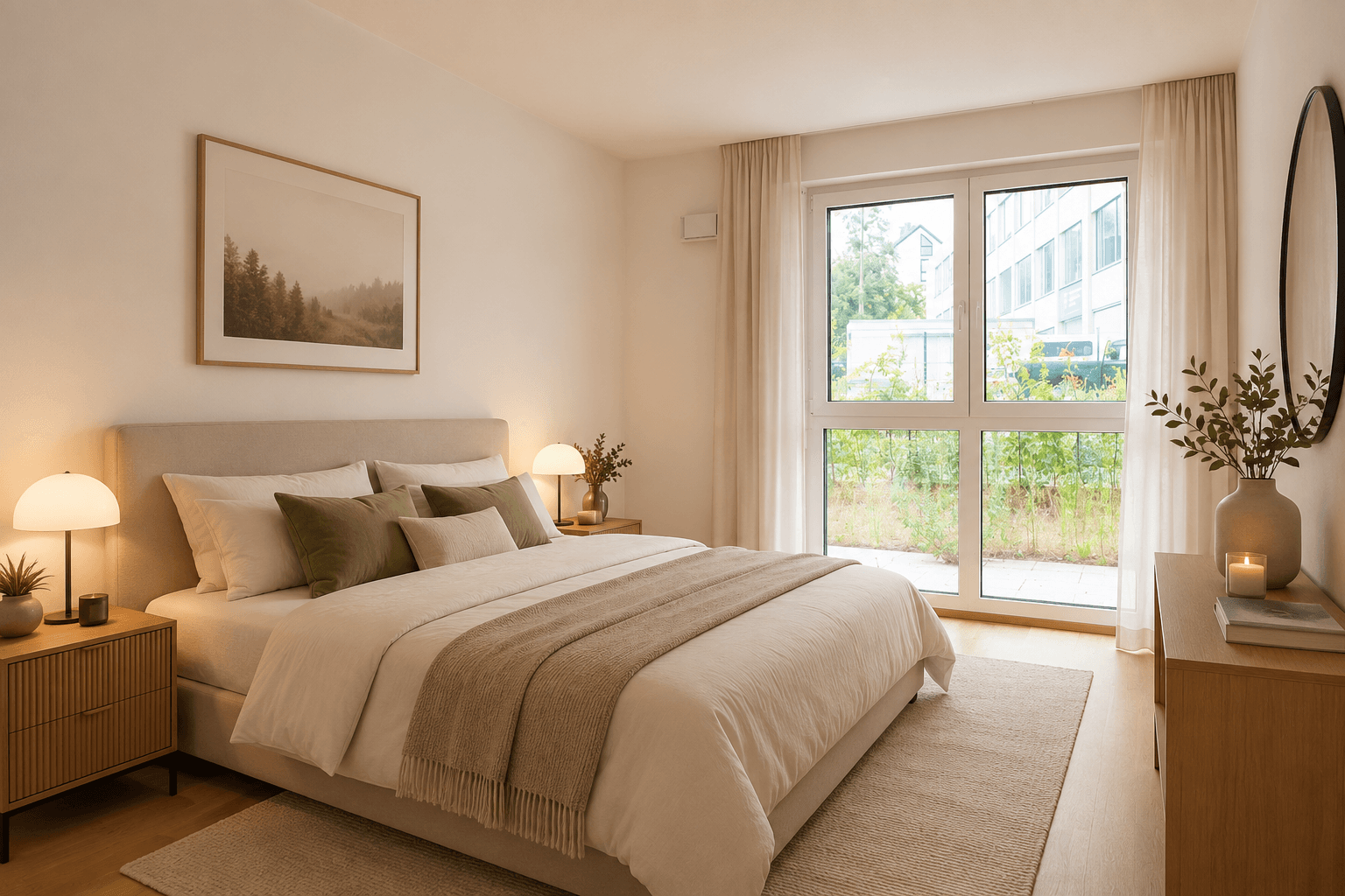 Schlafzimmer (KI visualisiert)