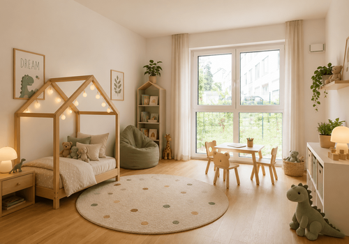 Kinderzimmer (KI visualisiert)