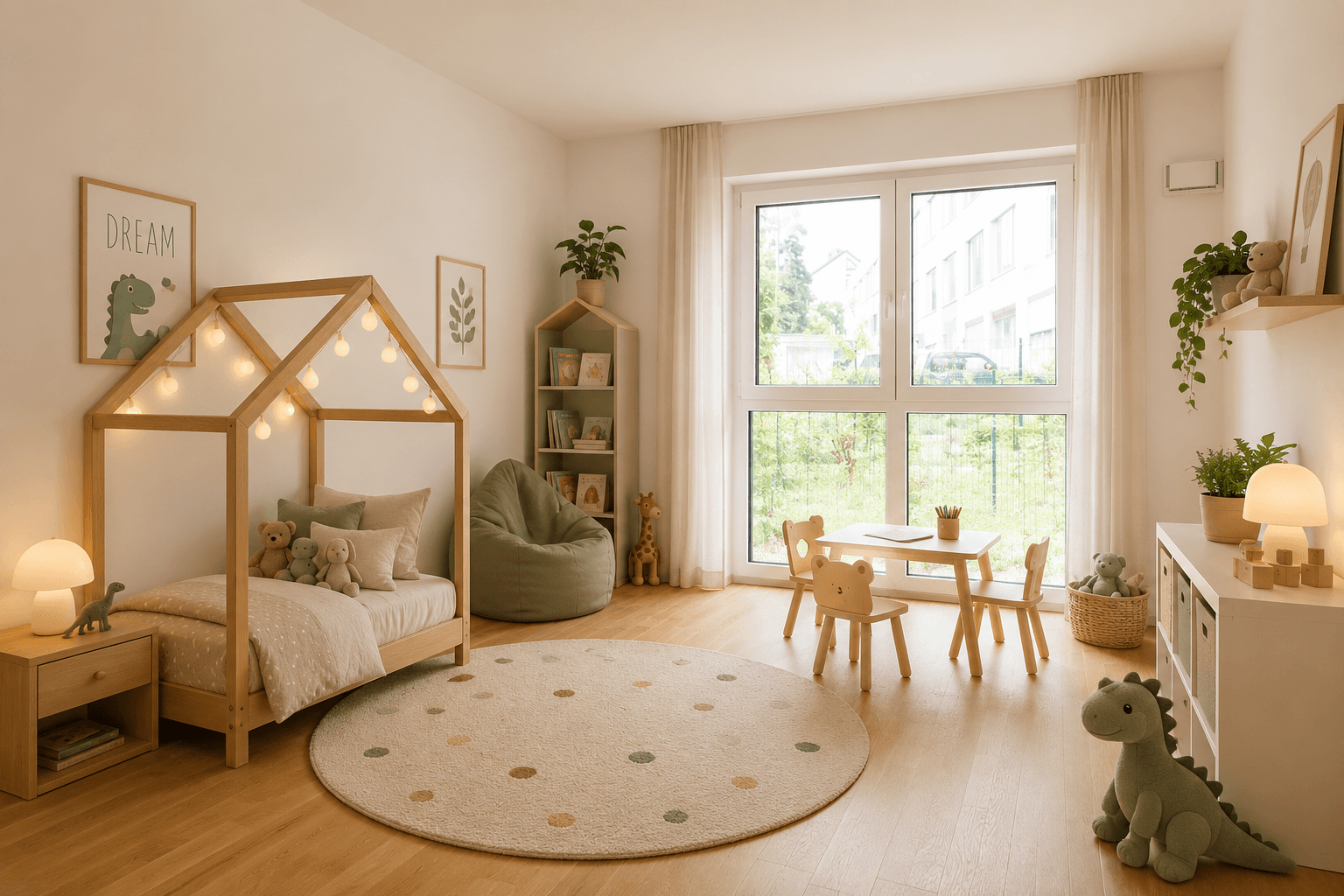 Kinderzimmer (KI visualisiert)