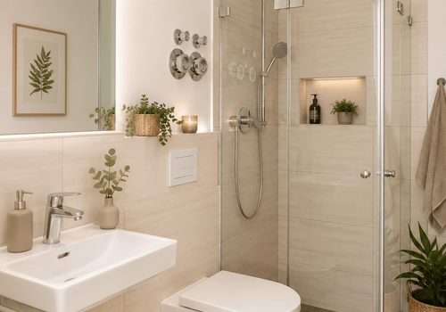 Badezimmer (KI visualisiert)