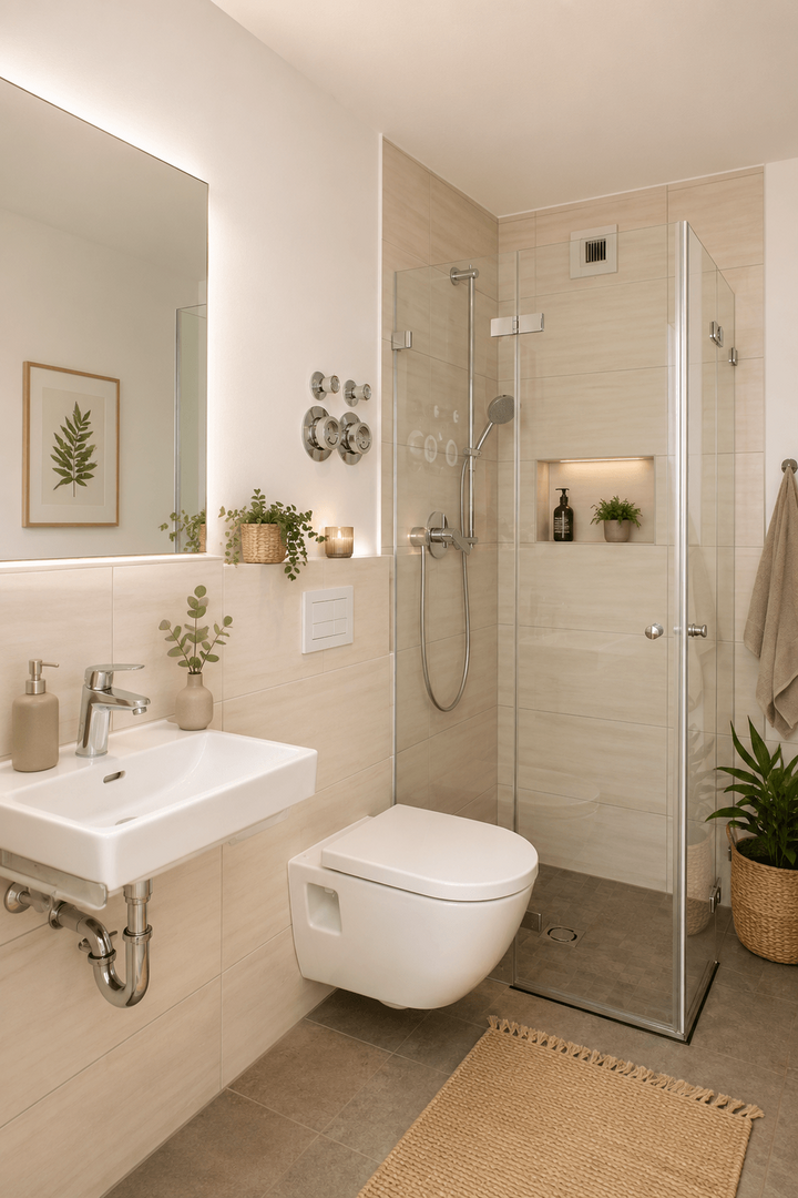 Badezimmer (KI visualisiert)