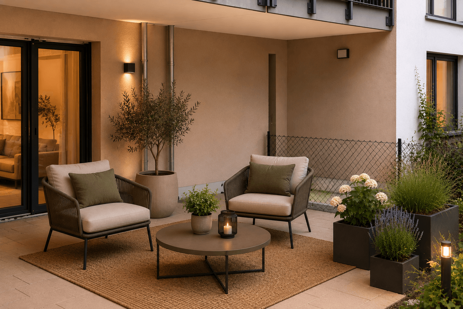 Terrasse (KI visualisiert)