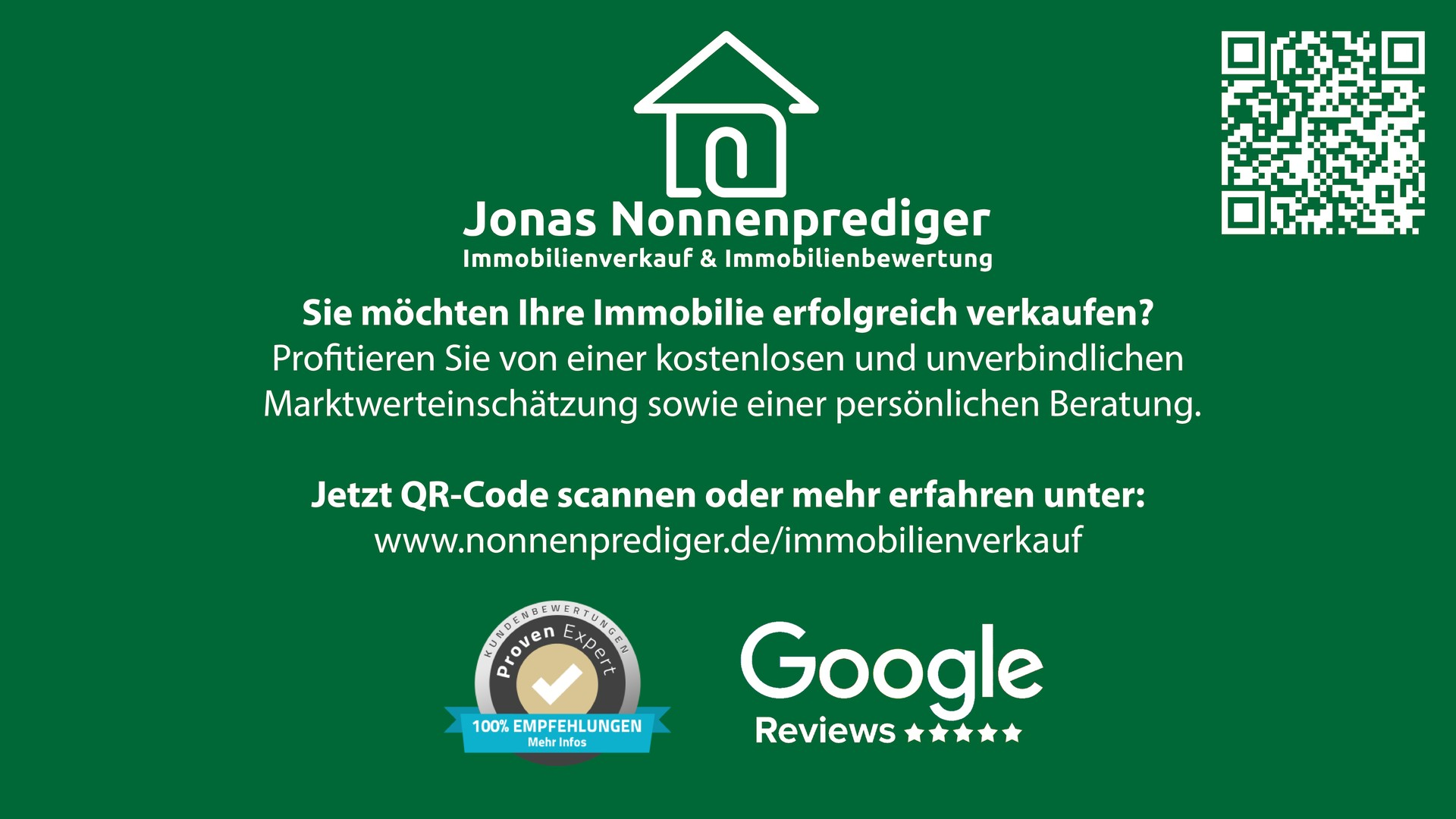 Wir verkaufen Ihre Immobilie!