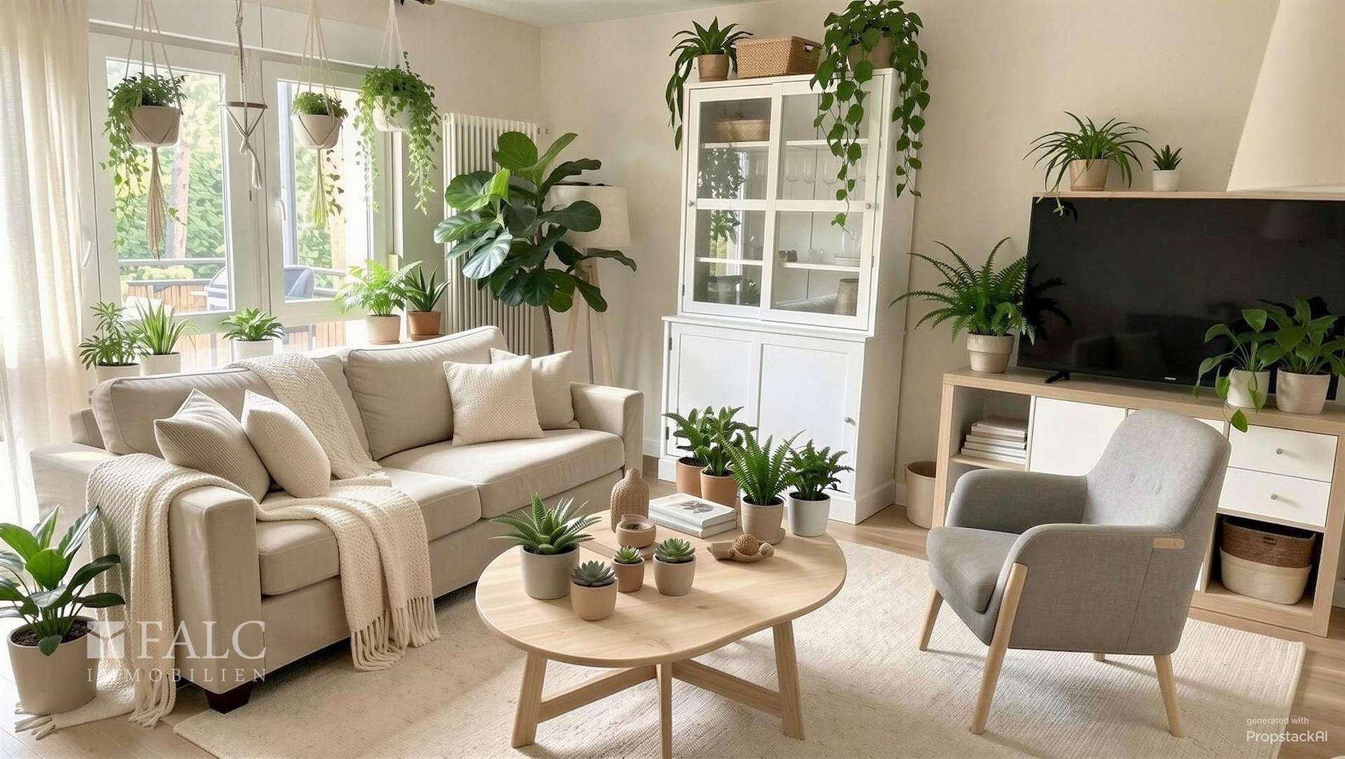 Wohnzimmer - (KI generiert)