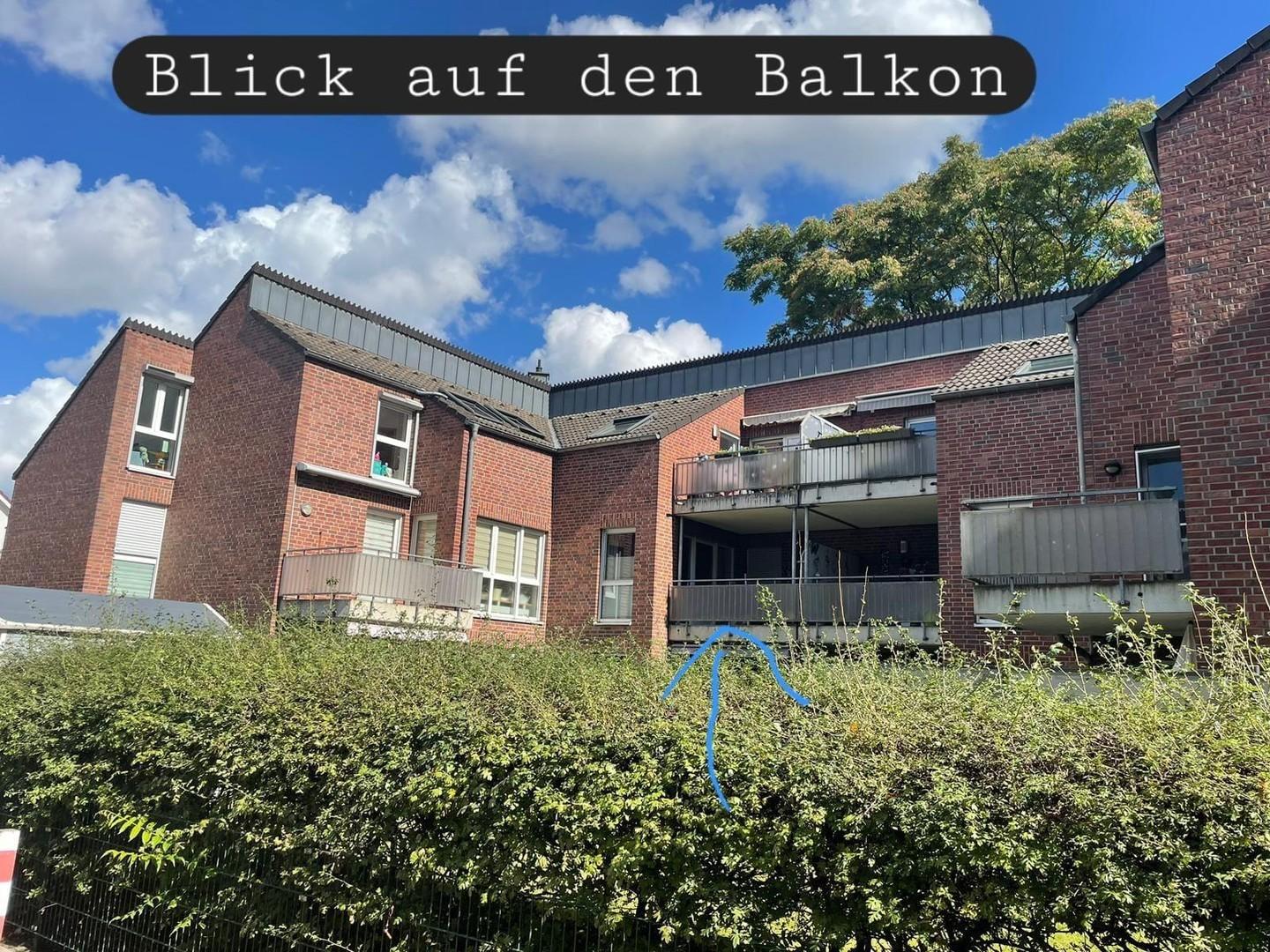Blick auf den Balkon