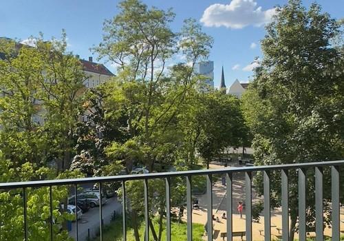 Aussicht vom Balkon