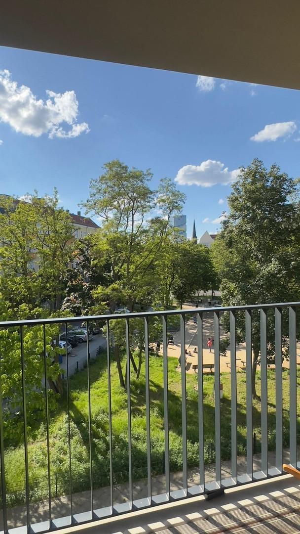 Aussicht vom Balkon