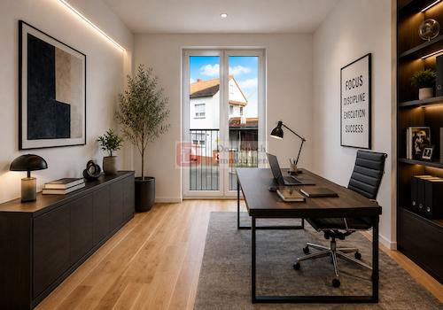 Arbeitszimmer - Virtual Staging