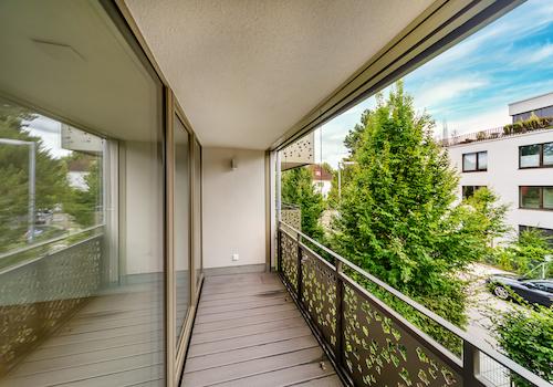 Loggia mit Westausrichtung