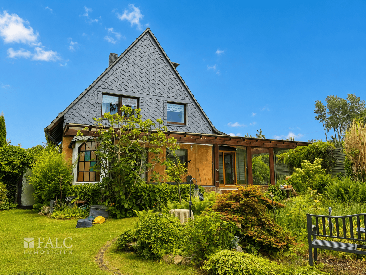 Haus rückwärtig 