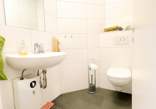 Gäste-Toilette im Erdgeschoss