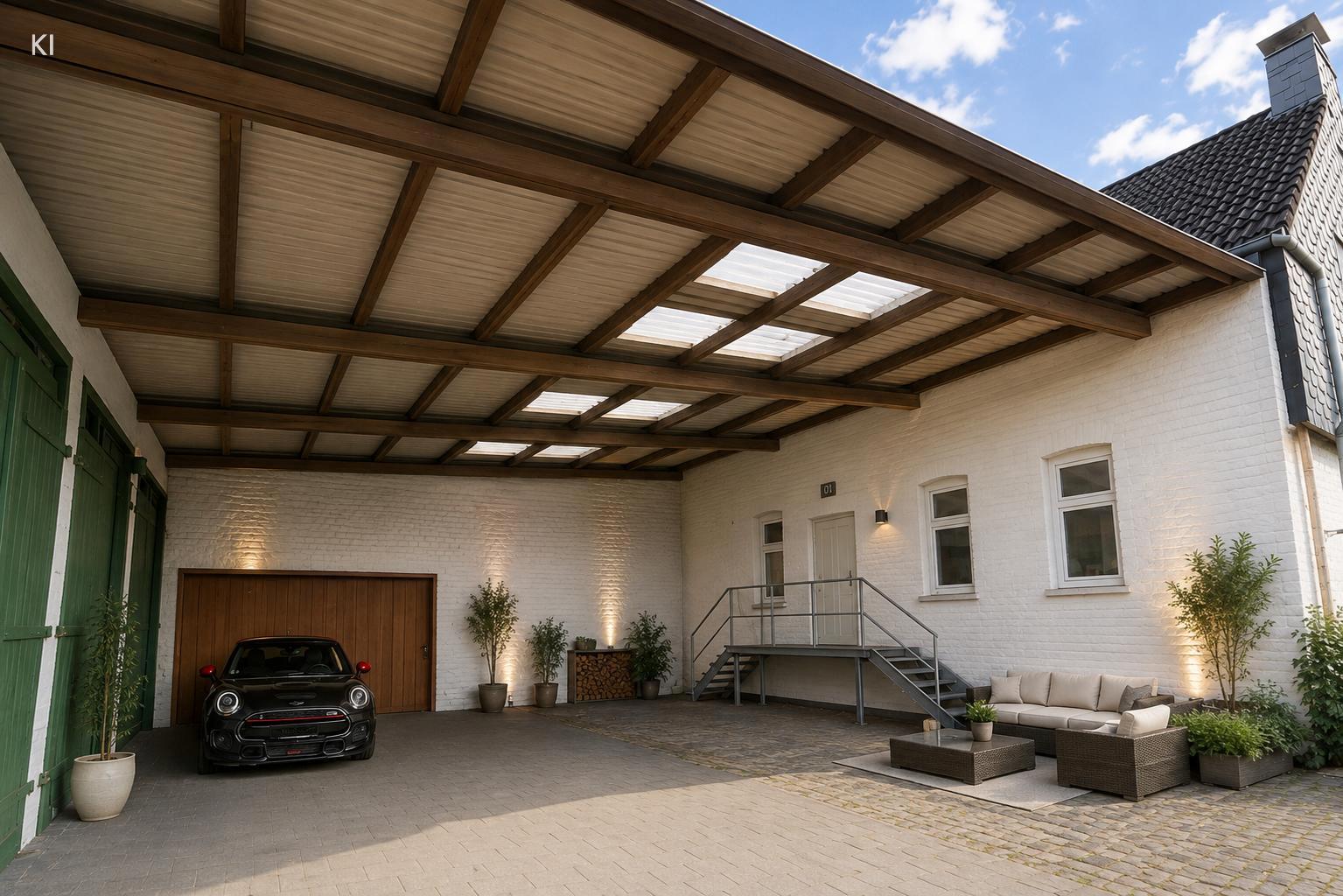 Innenhof Inspiration (KI generiert)
