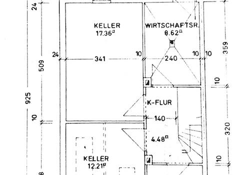 Grundriss - Keller