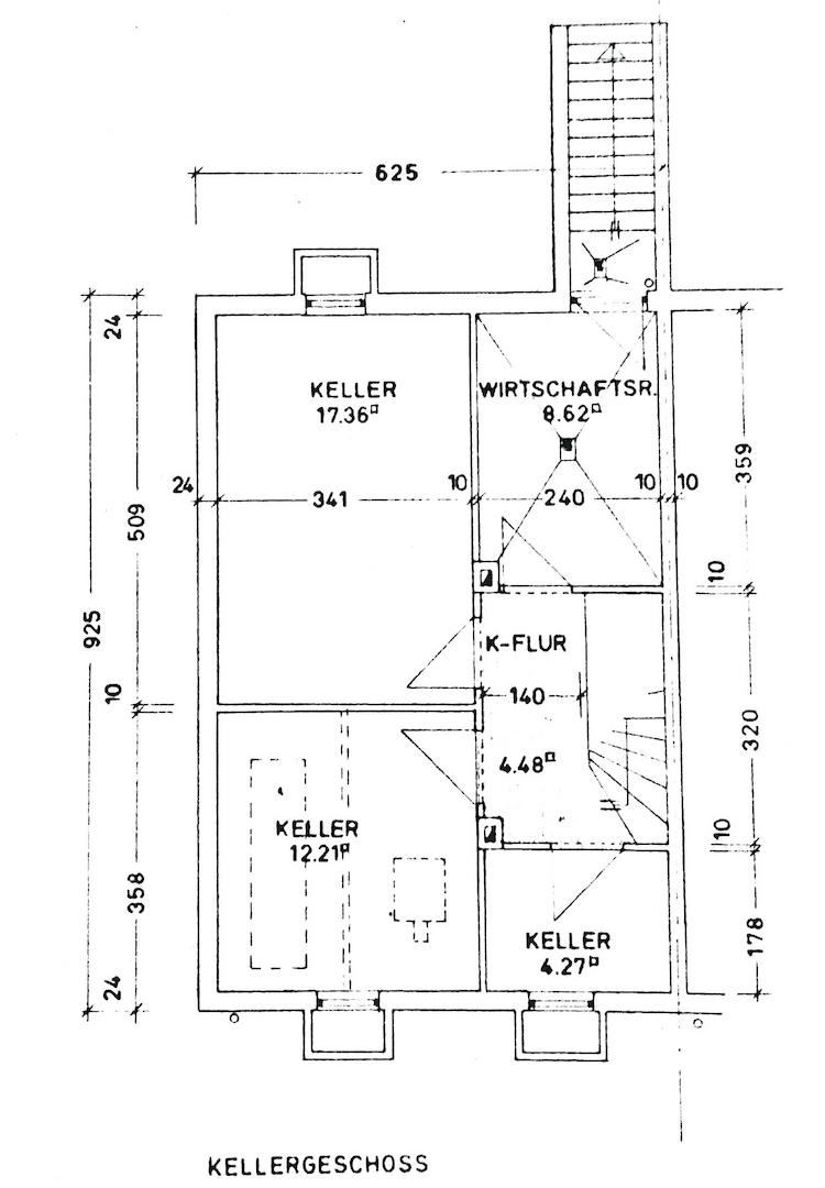 Grundriss - Keller