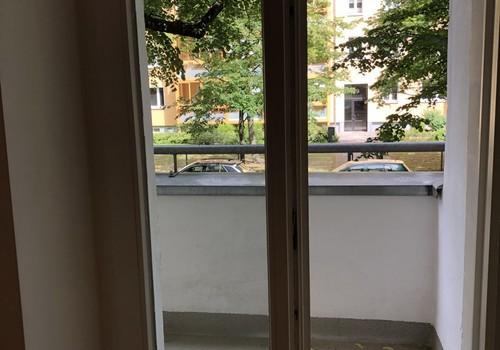 Blick auf den Balkon