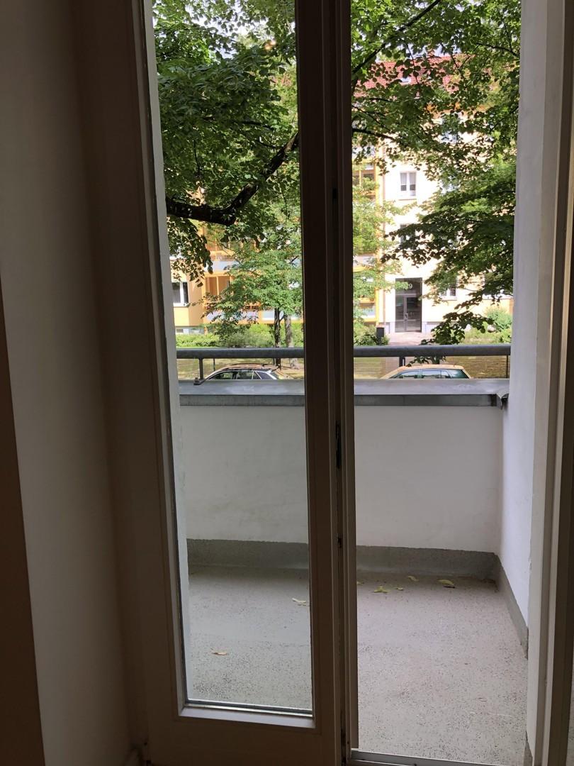 Blick auf den Balkon