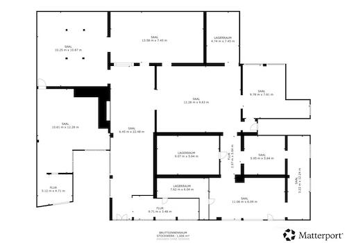 Plan Vermasst Matterport - EG Galileistr
