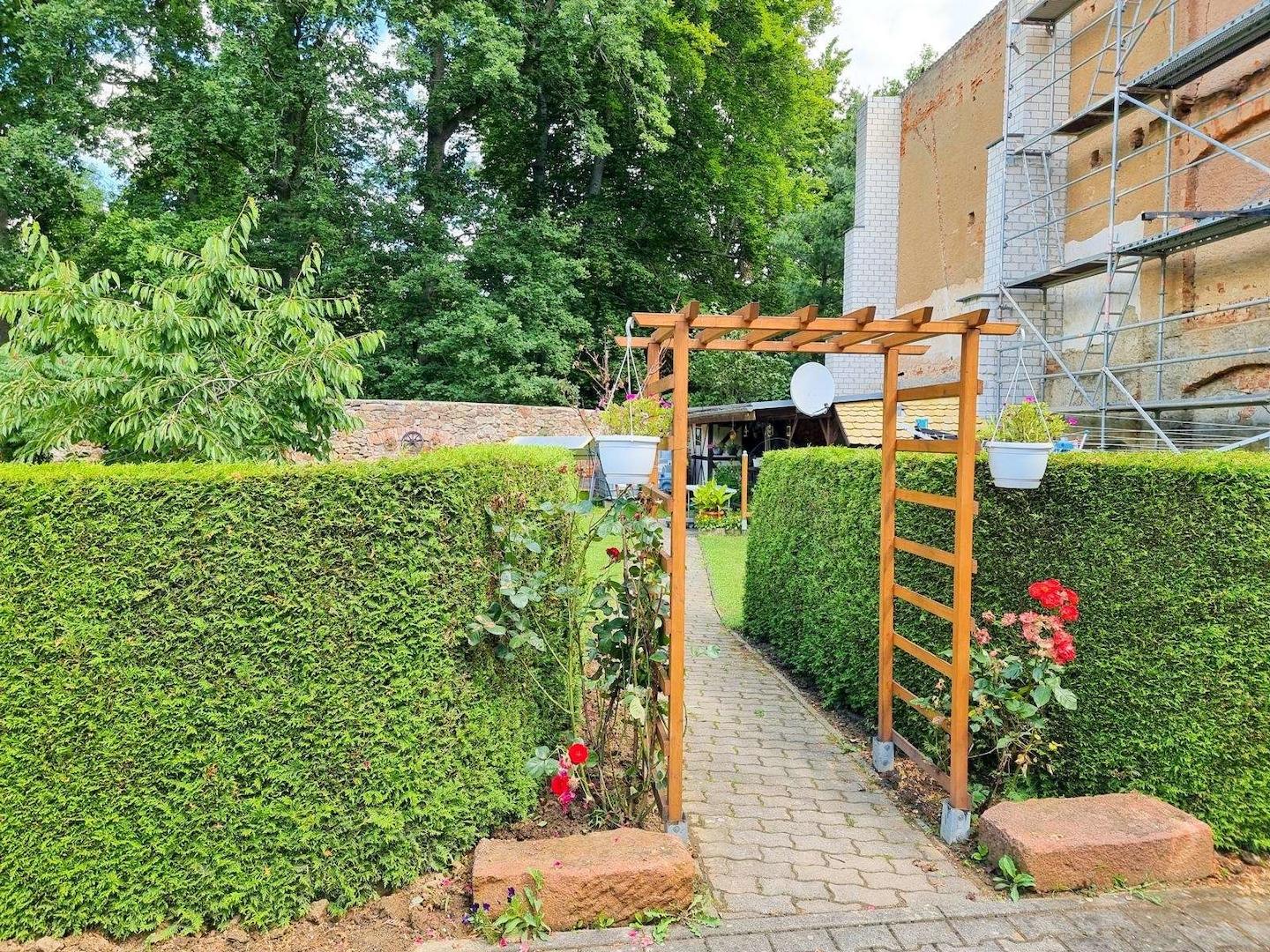 Romantische Kulisse im Garten