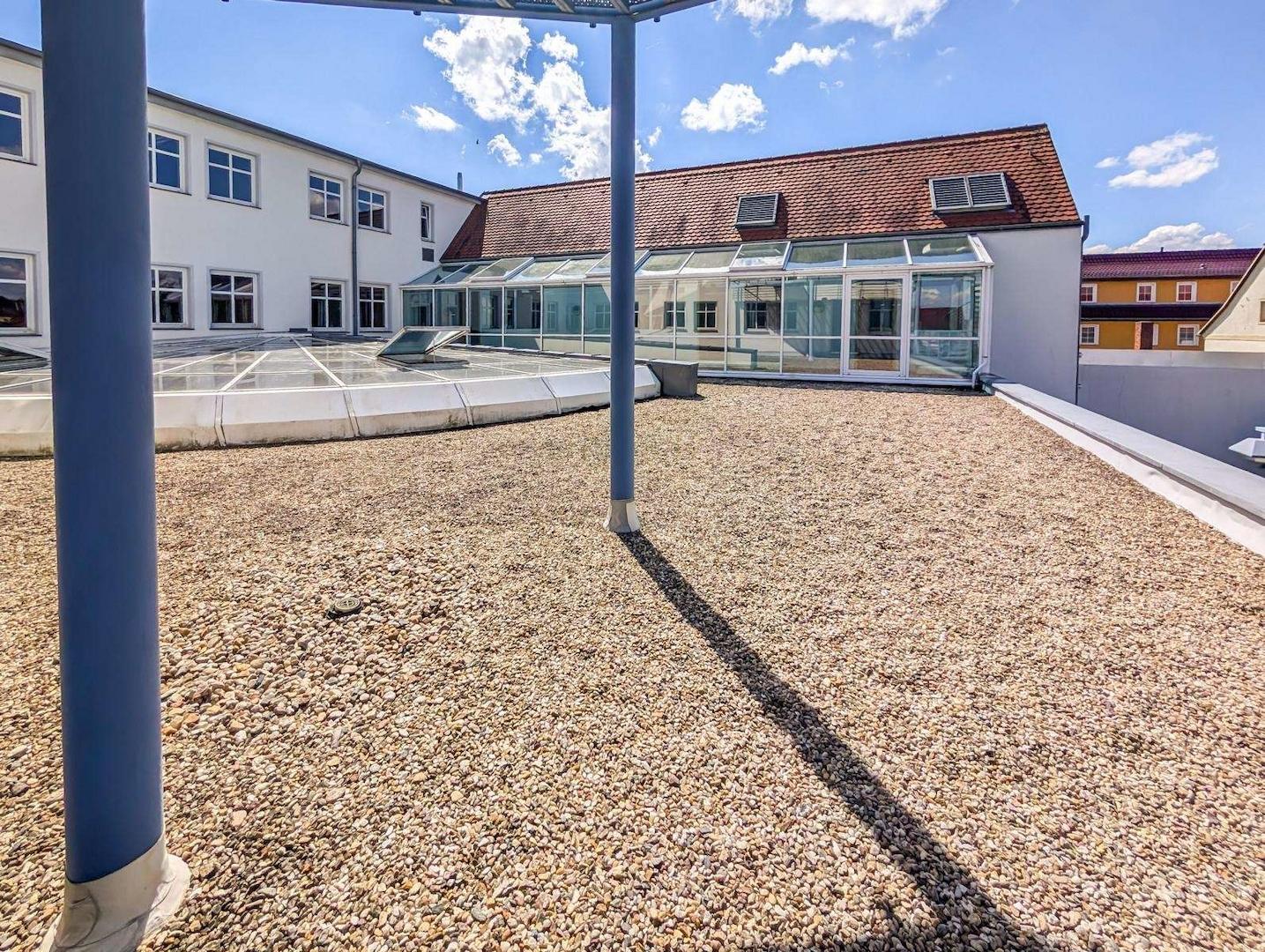 Sonnige Dachterrasse