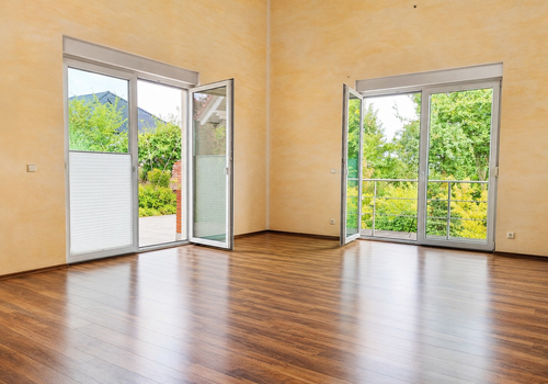 Wohnbereich Blick zur Terrasse