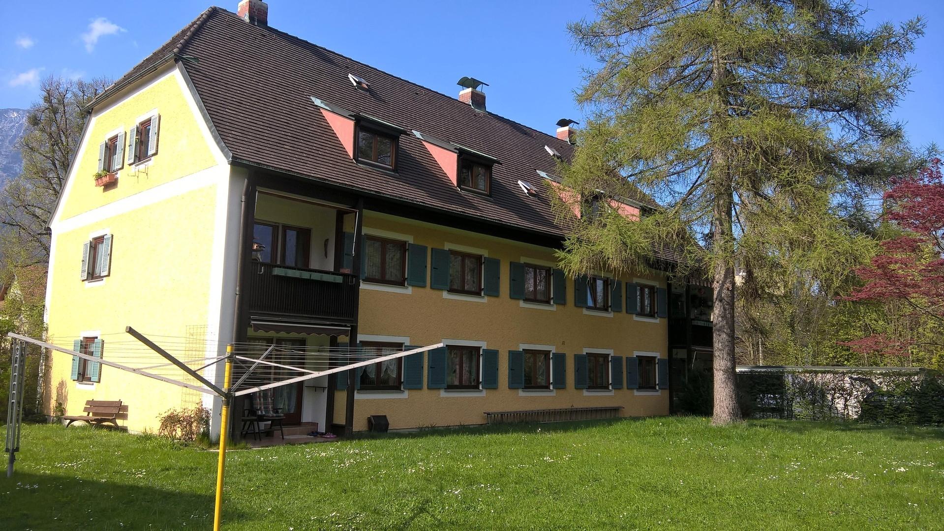 Haus / Balkon vom Garten
