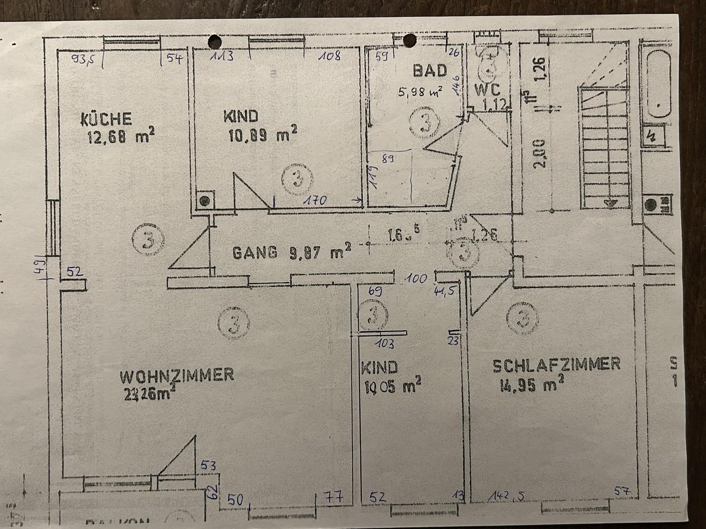 Grundriss Wohnung
