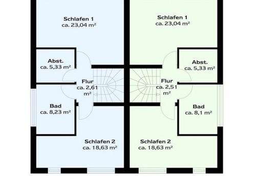 Blaue Seite - 1. OG