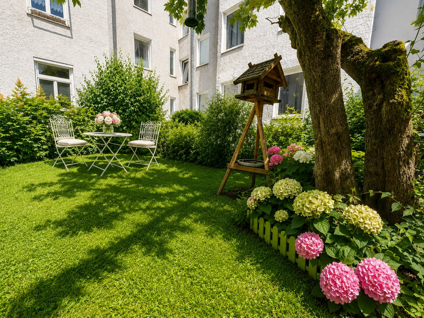 Innenhof mit Sitzecke
