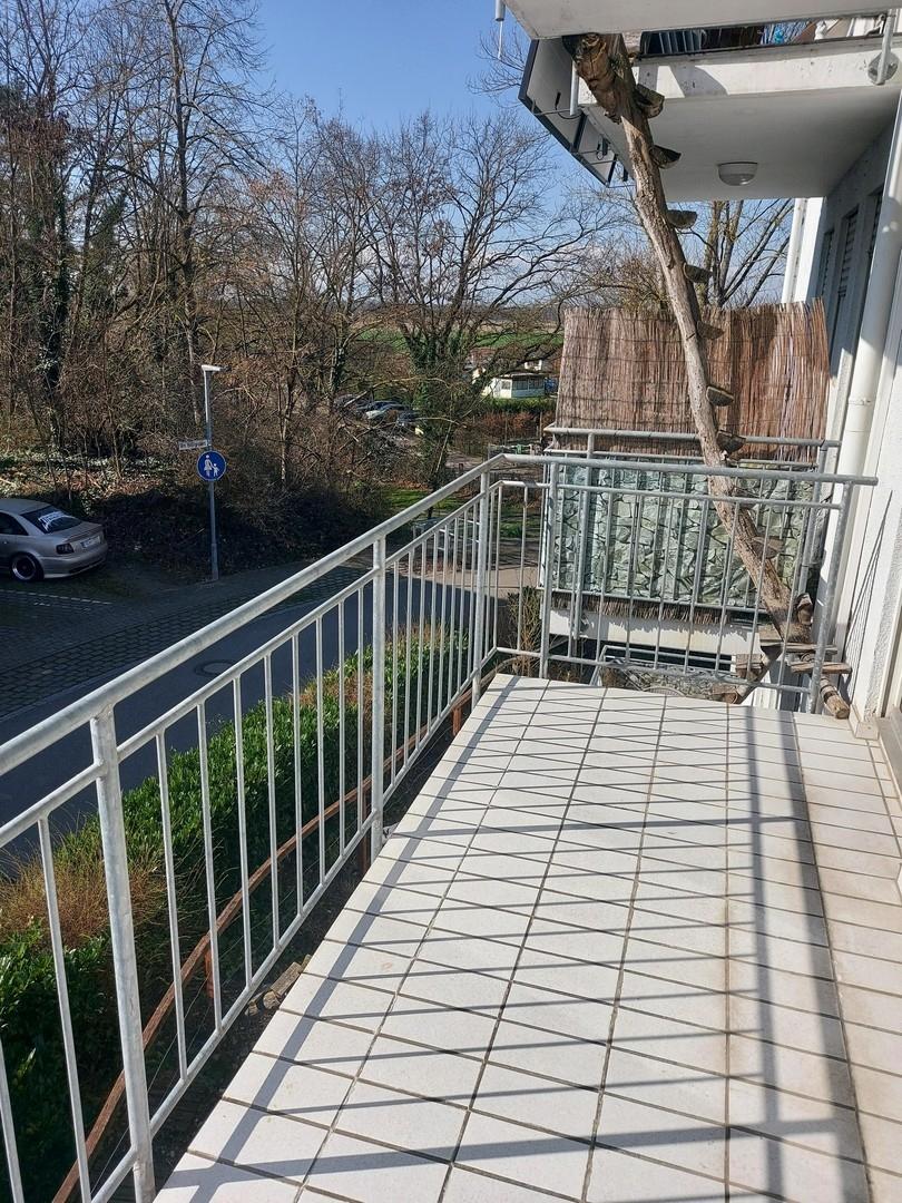 Süd-Balkon Wohnzimmer