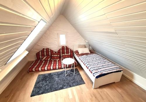 z.B. Gästeübernachtungszimmer