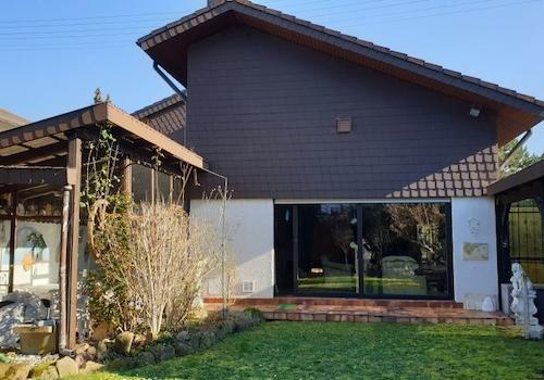 Haus vom Garten aus
