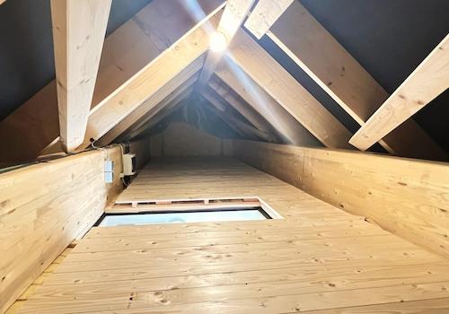 Spitzboden als Abstellraum