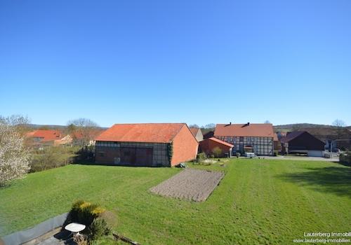 Blick vom Balkon