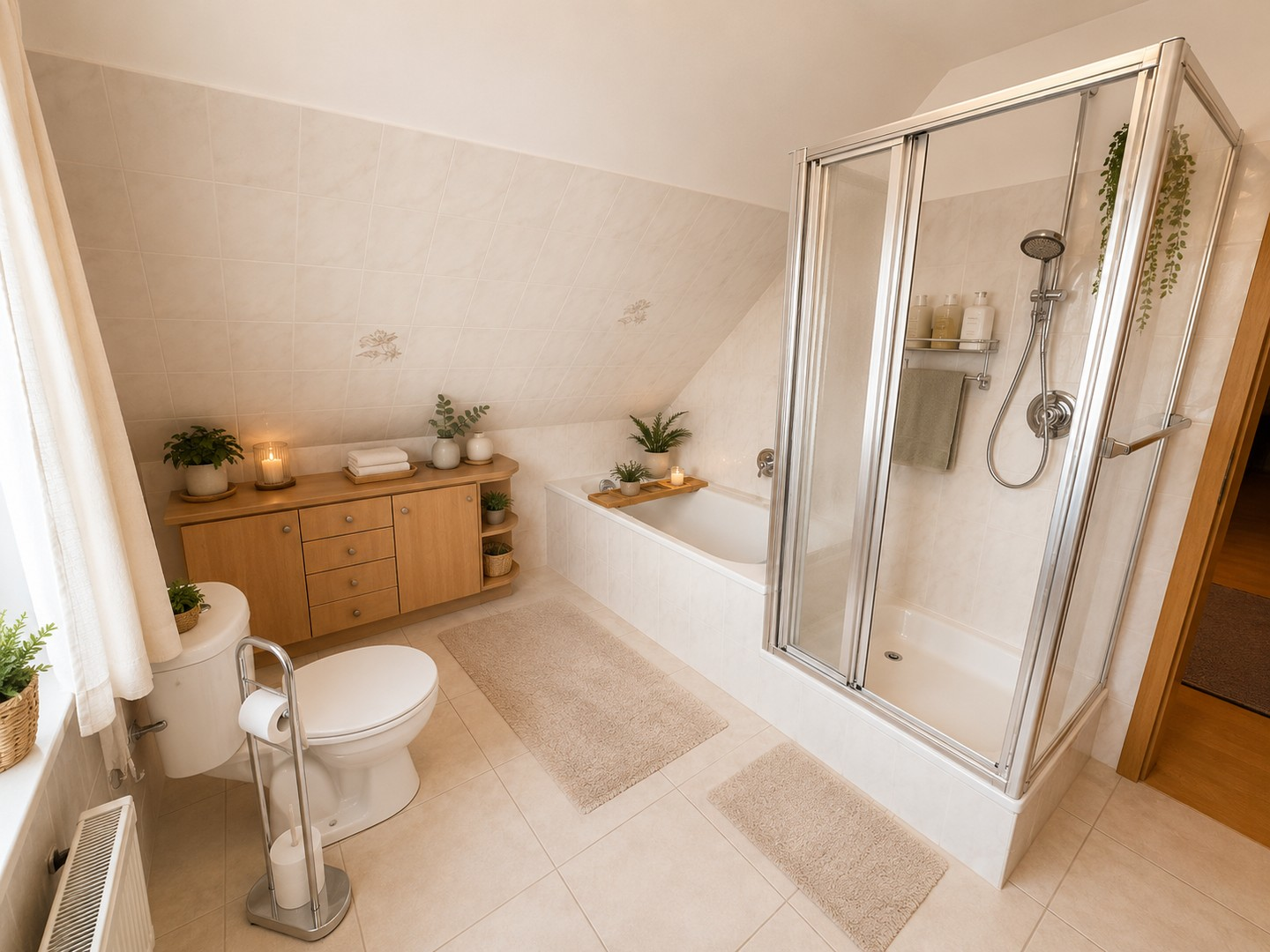 Badezimmer im Obergeschoss