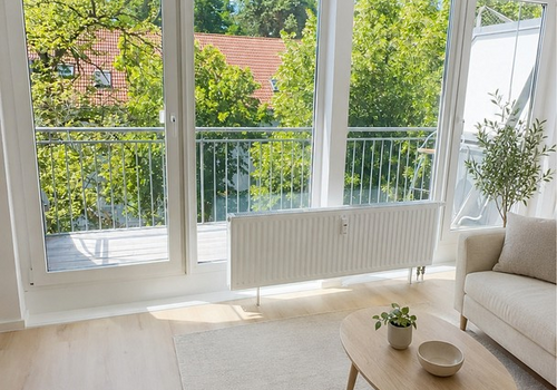 Wohnzimmer möbliert -Visualis.