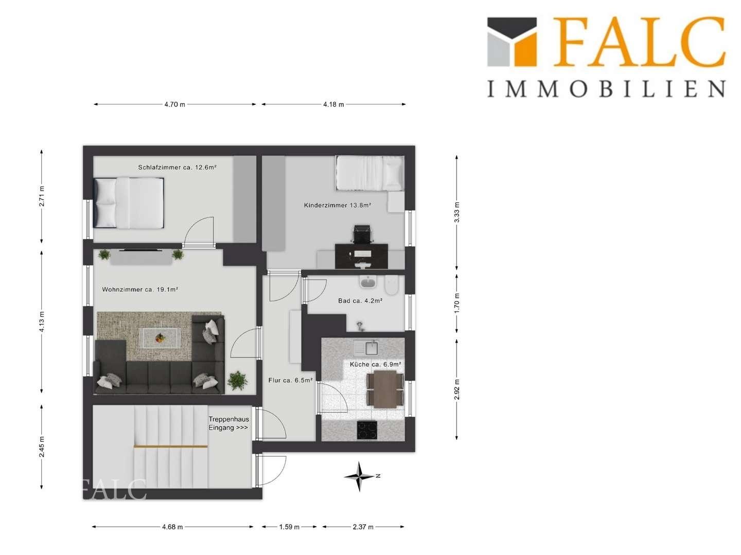 Obergeschoss Wohnung