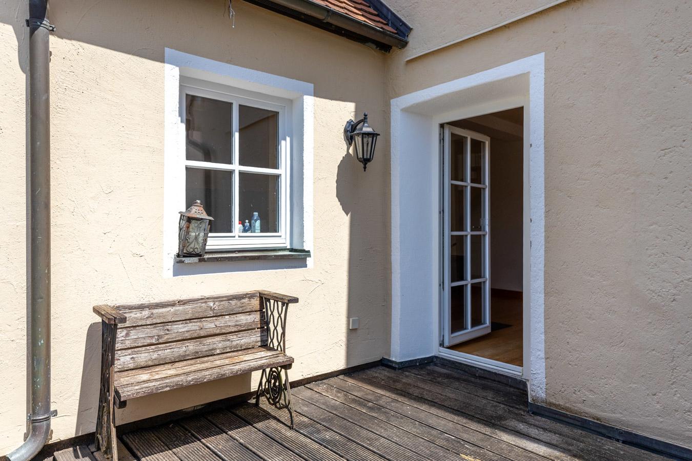 Gemütliche Maisonette-Wohnung im Herzen von Landsberg mit Westdachterrasse